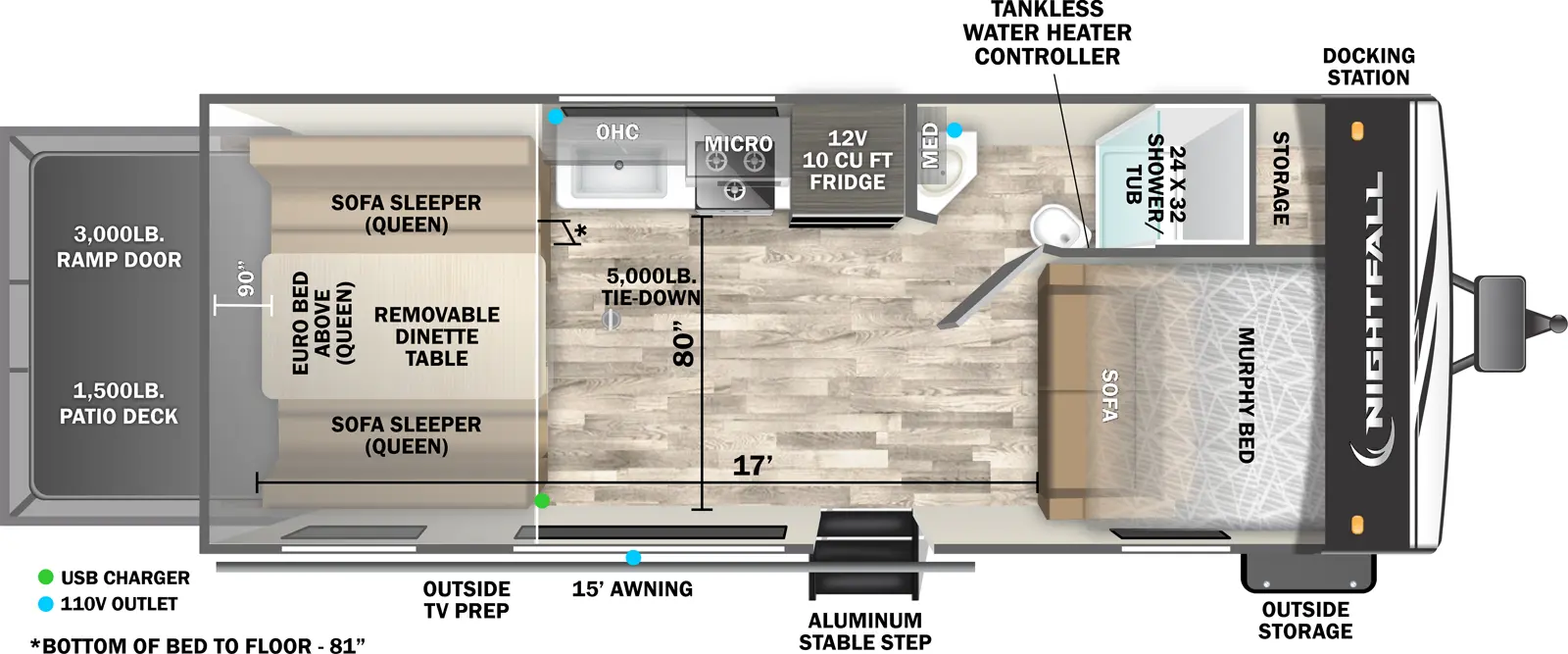 Nightfall 20N Floorplan